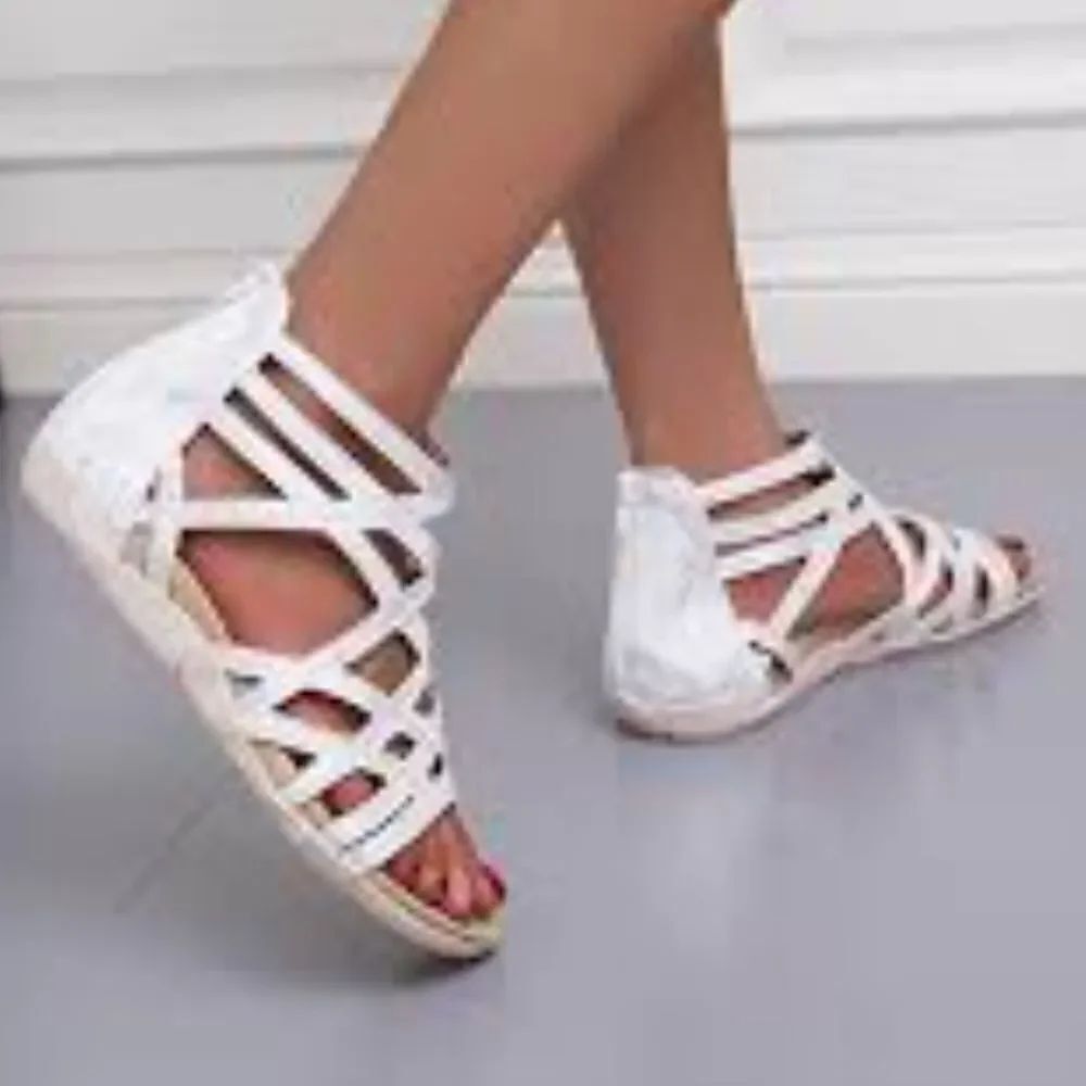 NEWย SEYCHELLES ANTHROPOLOGIE BRAND KAMI BACK ZIPPER CLOSURE OPENโTOE SANDAL